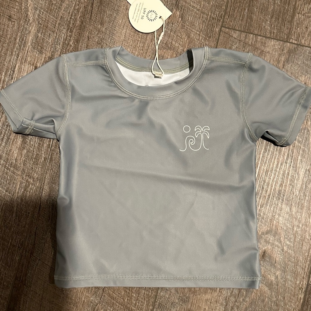 Rylee + Cru Soft Green Eucalyptus Rash Guard